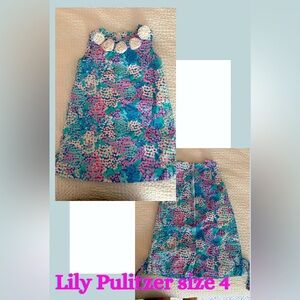 Lily Pulitzer shift dress Size 4